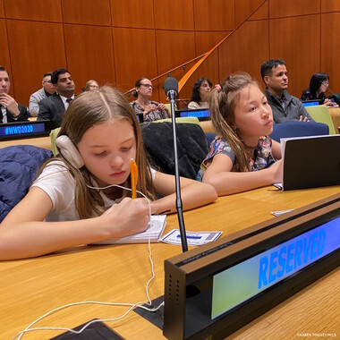 WCS kids at the United Nations for World Wildlife Day 3